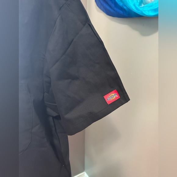 Dickies Mens black scrub top. Size Large. NWOT - Picture 5 of 6